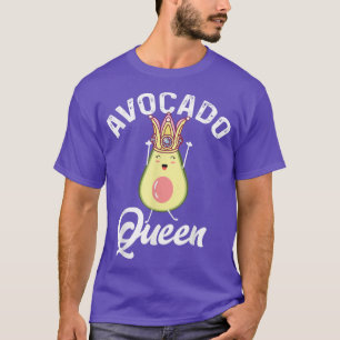 Camiseta Avocado Queen Guacamole Fan Vegan Veggie Vegetaria