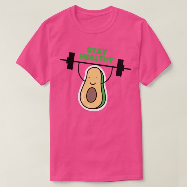 Camiseta Avocado saudável (Frente do Design)