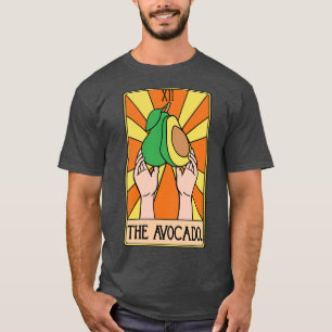 Camiseta Avocado Tarot Card Engraçado