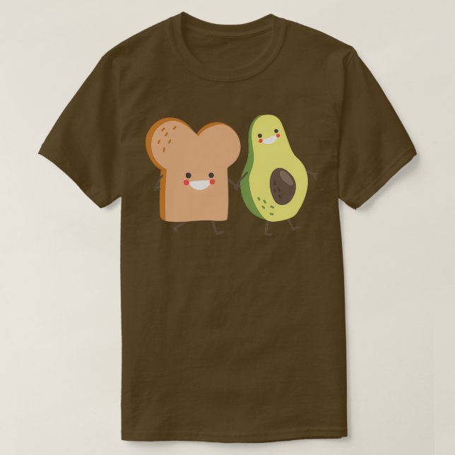 Camiseta Avocado Toast É Melhor Junto 1 (Frente do Design)