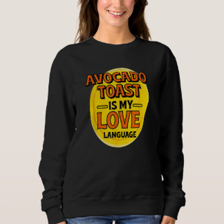 Camiseta Avocado Toast é My Love Language Brefast Comida F