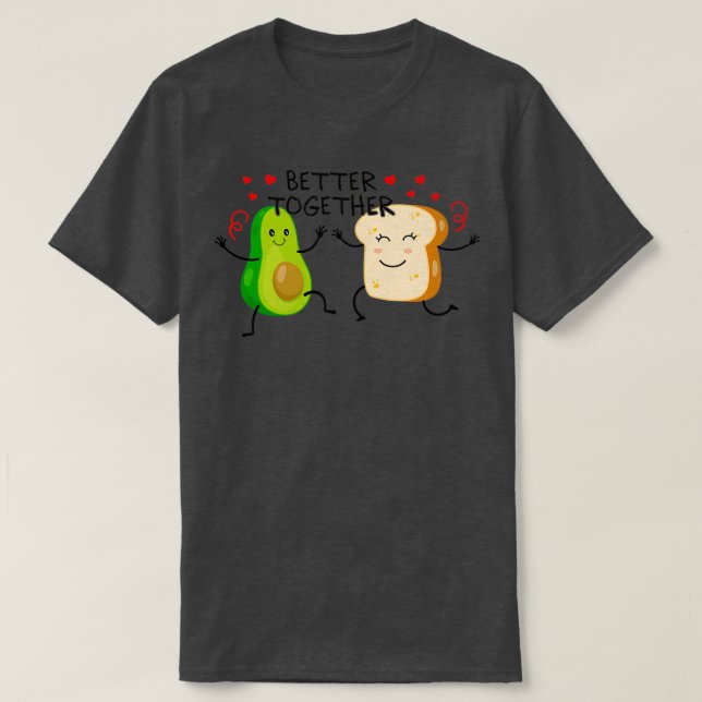 CAMISETA AVOCADO TOAST MELHOR JUNTO (Frente do Design)
