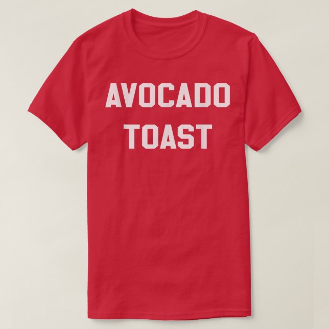 Camiseta Avocado Toast Novelty Brunch Gift Funny Avocado (Frente do Design)