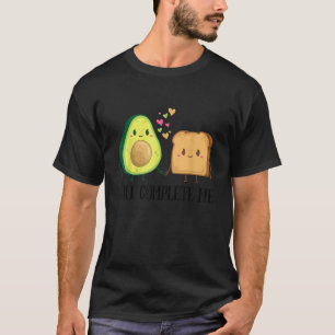 Camiseta Avocado Toast Você Me Completa Engraçada Fruta Veg