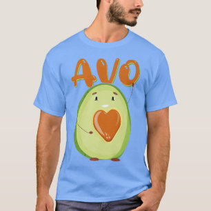 Camiseta Avocado Vegan Vegetarian para Parceiros de Casais