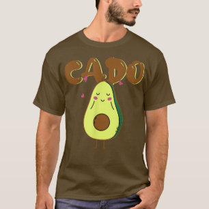 Camiseta Avocado Vegan Vegetarian para Parceiros de Casais 