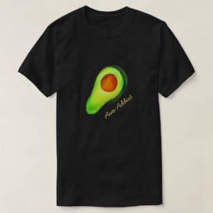 Camiseta Avocado viciado em arte verde