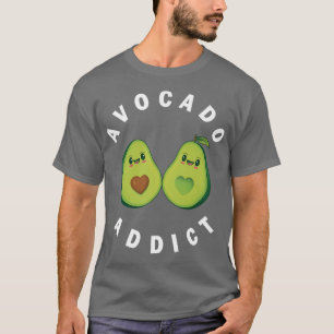 Camiseta Avocado viciado em Guacamole santo Vegan Ve