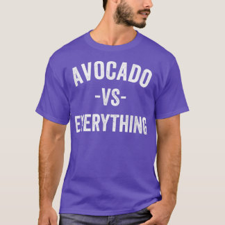 Camiseta Avocado Vs Tudo Comida vegetariana
