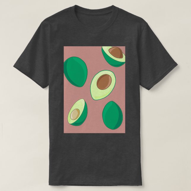 Camiseta Avocado Wall Art INSTANT DOWNLOAD Avocado Impressã (Frente do Design)