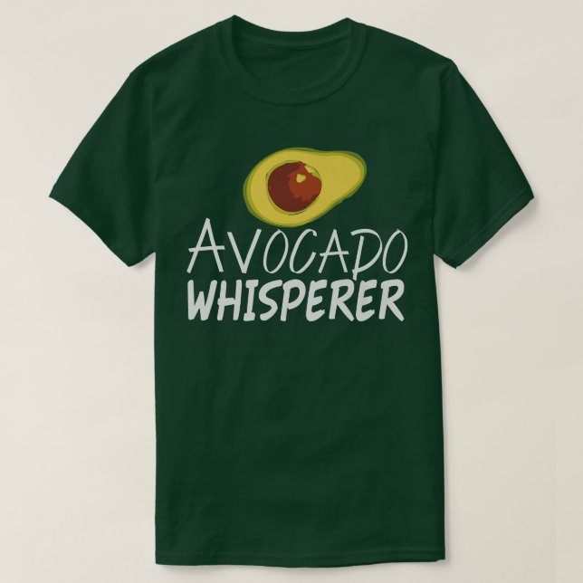 Camiseta Avocado Whisperer Fruta Guacamole Avocados (Frente do Design)