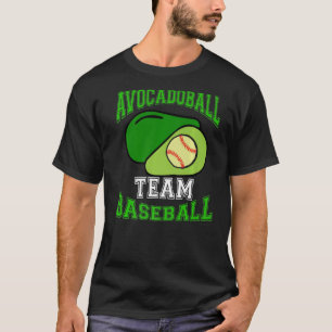 Camiseta Avocadoball Team Baseball Saudável Avocado Lifesty