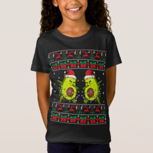 Camiseta Avocados Feio Natal Suor Horário de Natal Matchi