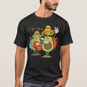 Camiseta Avocados tocando guitarra