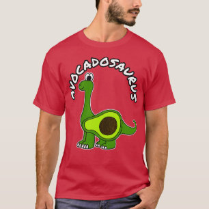 Camiseta Avocadossauro Avocado Dinossauro Diplodocus Saudáv