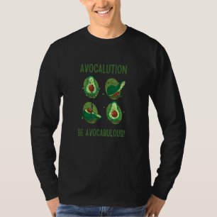 Camiseta Avocalution Be Avocabulabulabulous Vintage Avocado