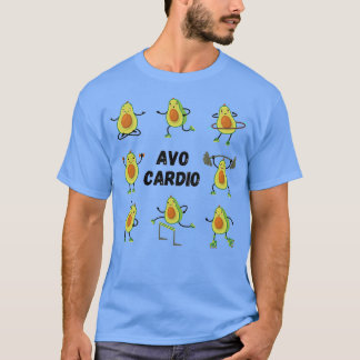 Camiseta Avocardio Avo Cardio Malhação Engraçada Avocado Pu