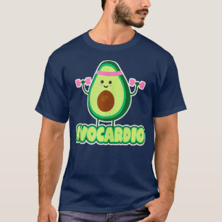 Camiseta Avocardio Avocado Seeds Exercício de Exercício Mal