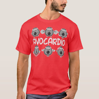 Camiseta Avocardio, Engraçado De Gym, Avocado Workout Para 