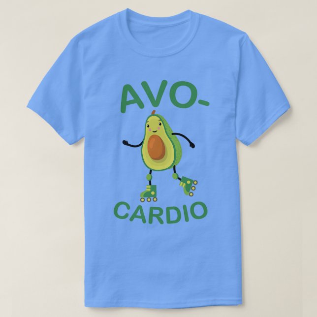 Camiseta AvoCardio Funny Avocado Malhação 3 (Frente do Design)