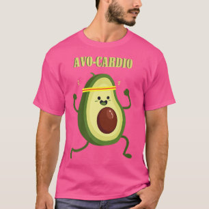 Camiseta AvoCardio Gym Workout Malhação Vegan Eercise Avoca