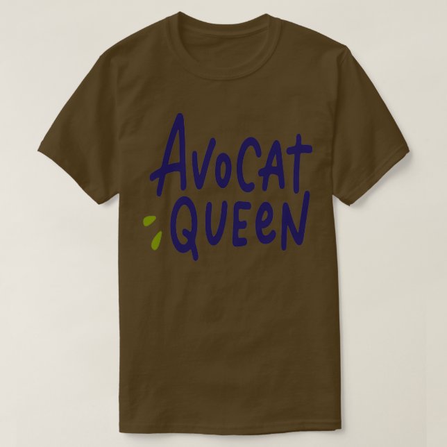 Camiseta Avocat Queen (Frente do Design)