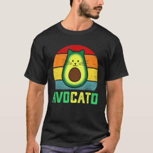 Camiseta Avocato Avocato Cat Meme Cuta Avocado Vegan Engra