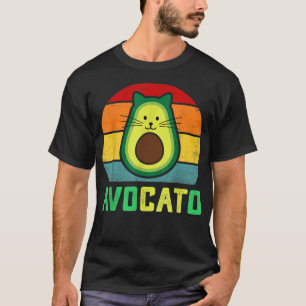 Camiseta Avocato Avocato gato meme Cute Avocado Vegan Engra