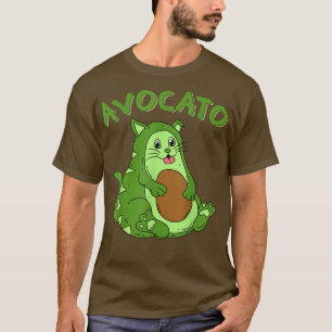 Camiseta Avocato dono do gato gordo Vegan Vegetarian