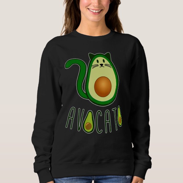 Camiseta Avocato Gata Avocado Fruta Gato Animal E Animais D (Frente)