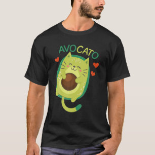 Camiseta Avocato - Meme do Gato de Avocato Cute Avocado Veg