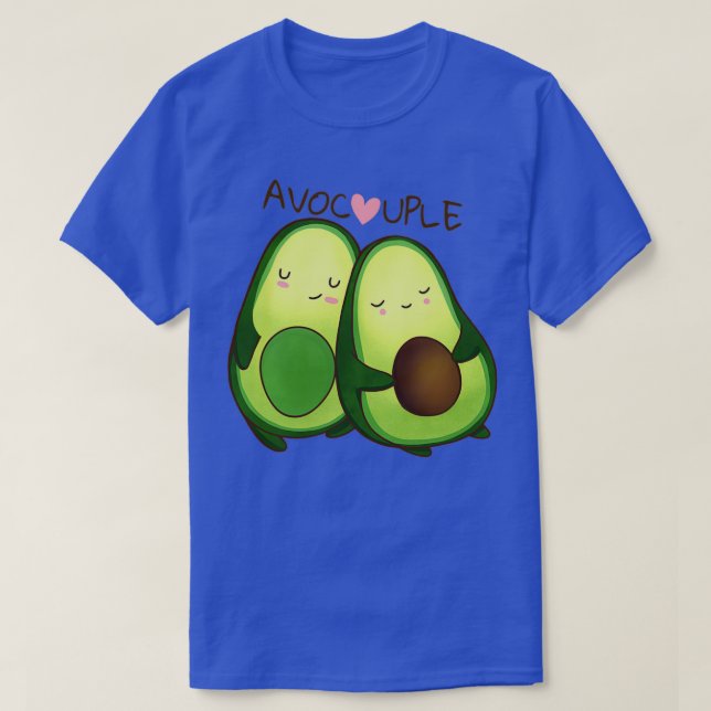 CAMISETA AVOCOLE AVOCADO CASAL APAIXONADO (Frente do Design)