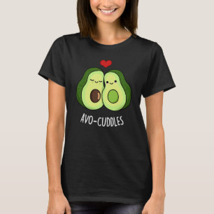 Camiseta Avocudles Funny Avocado Casal Pun Dark BG