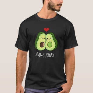 Camiseta Avocudles Funny Avocado Casal Pun Dark BG