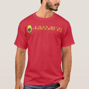 Camiseta Avogadros Número Mol Avocado Science Lover-T-Shirt