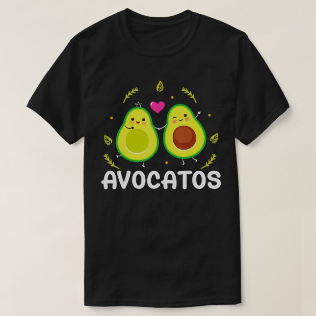 Camiseta Avogato Avocado Avocatos Funny Cat Lover Cat Pai C (Frente do Design)