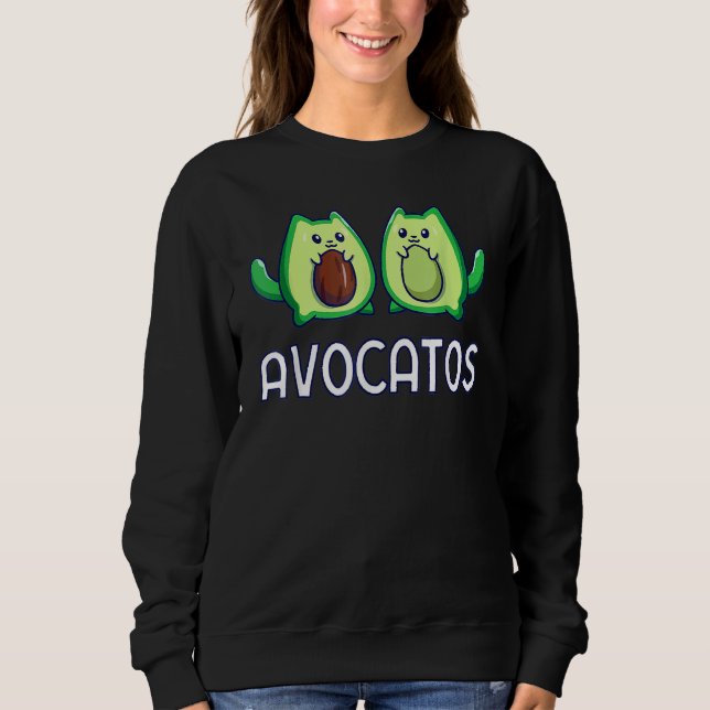 Camiseta Avogato Avocado Cat Cat Fruit Vegan (Frente)