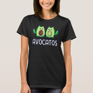 Camiseta Avogato Avocado Cat Fruta Vegan