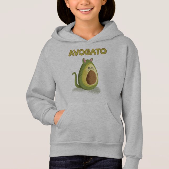 Camiseta Avogato Cat - Presente Avocado Para Cinco De Meow  (Frente)