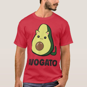 Camiseta Avogato Cute Avocado Cat Cinco De Mayo Avocado