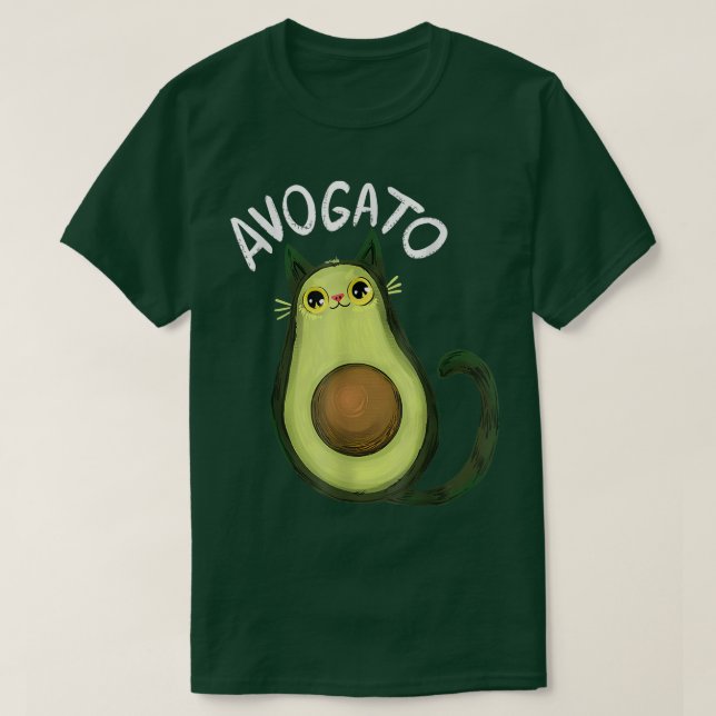 Camiseta Avogato Funny Cat Avocado Cinco De Mayo Cat Lady C (Frente do Design)