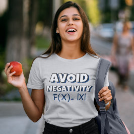 Camiseta Avoit Negativity Funny Math
