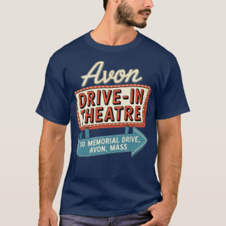 Camiseta Avon Drive-In Theater Retro Massachusetts Drive-In