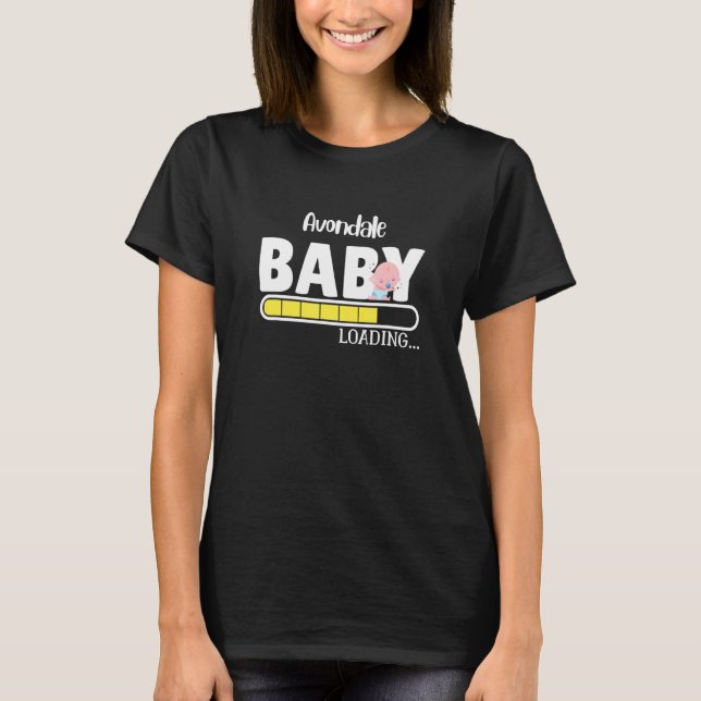 Camiseta Avondale Native Pride Funny State Baby Mãe (Frente)