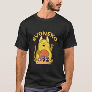 Camiseta Avoneko, Amantes de Comida Vegana Japonesa  Sushi 