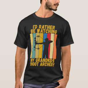 Camiseta Avós Antigos Preferem Assistir Netos Atirador