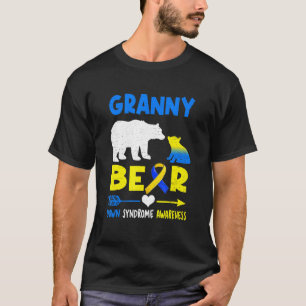 Camiseta Avós com Síndrome de Combinação da Família Urso-Vo