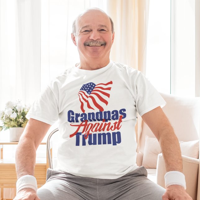 Camiseta Avós Contra Trump 2024 Eleição Política (Criador carregado)