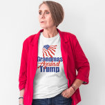 Camiseta Avós Contra Trump Político<br><div class="desc">Avós contra Donald Trump unem-se com esta camiseta Anti-Trump que mostra a bandeira americana em vermelho,  branco e azul para a eleição de 2024.</div>