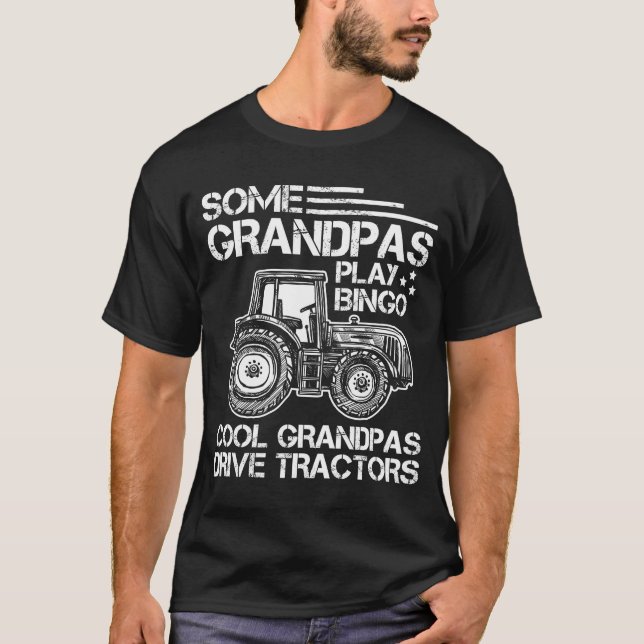 Camiseta Avós da Fazenda do Avô do Trator (Frente)